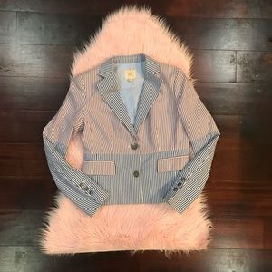 🔴 Two Button Seersucker Jacket